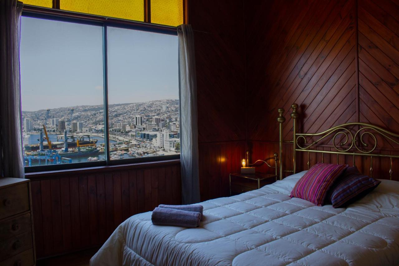 Casa Cuatro Vientos Hotel Valparaiso Bagian luar foto