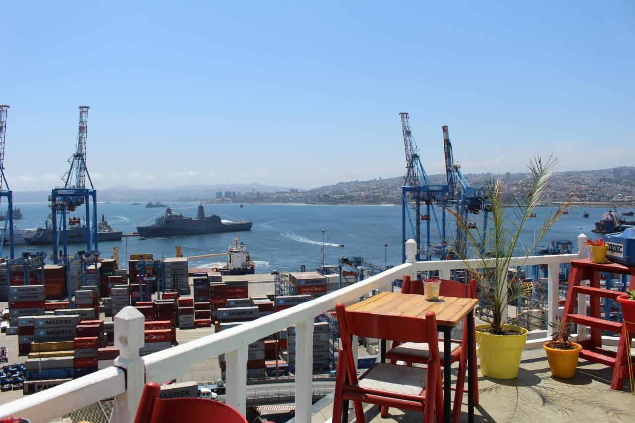 Casa Cuatro Vientos Hotel Valparaiso Bagian luar foto