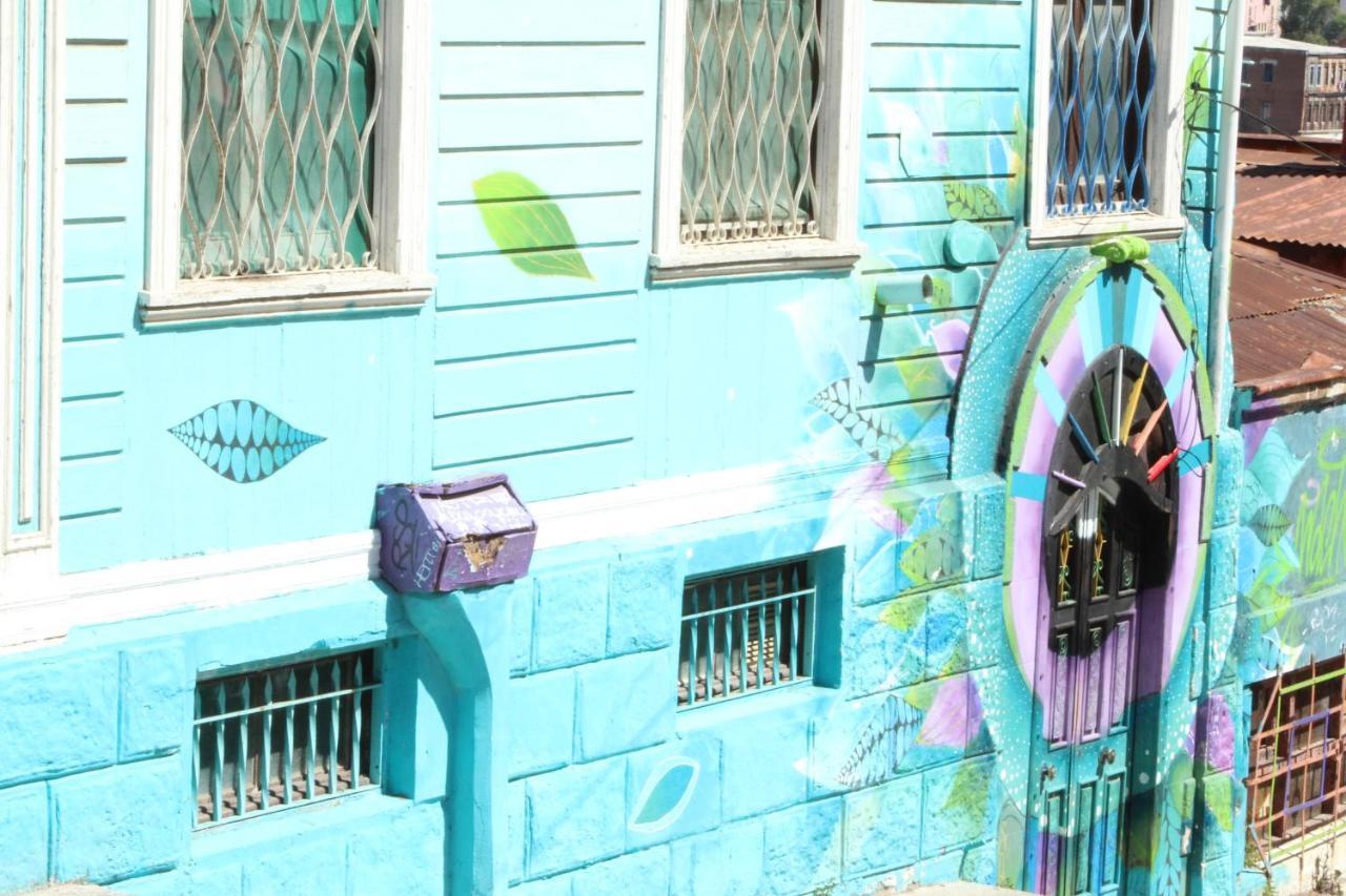 Casa Cuatro Vientos Hotel Valparaiso Bagian luar foto